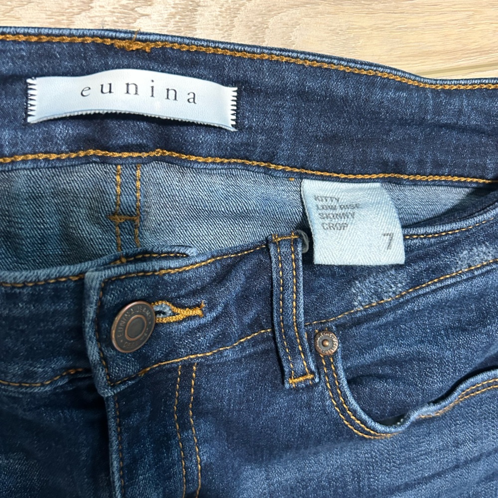 Eunina Skinny Jeans Sz 7 - Picture 3 of 8